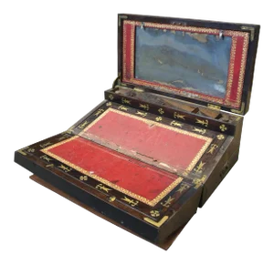 19th Century Antique English Regency Rosewood Writing Slope Box
