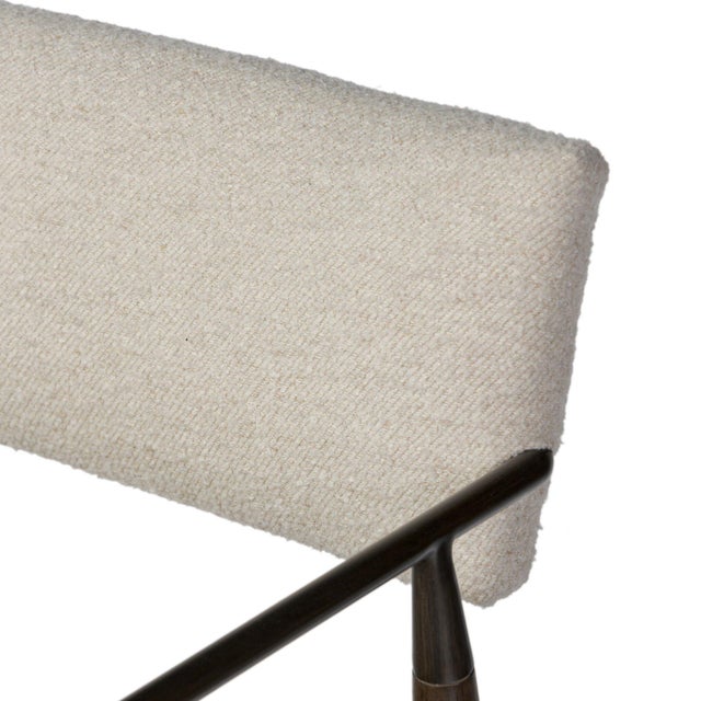 Textile Four Hands Waldon Bar Stool - Charter Oatmeal For Sale - Image 7 of 10