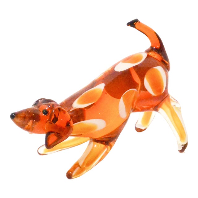 1950s Murano Glass Hound Dog For Sale