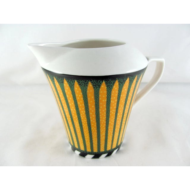 1990s 1990s Sasaki Mazarin Citrine Creamer and Sugar Bowl For Sale - Image 5 of 8