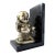 Vintage Bronze - Laughing Buddha Bookend For Sale