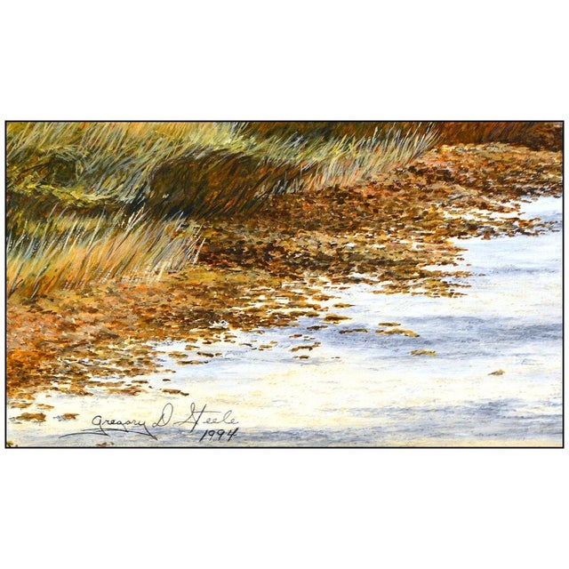 Expressionism 1990s Serenity in Autumn, Gregory D Steele For Sale - Image 3 of 6