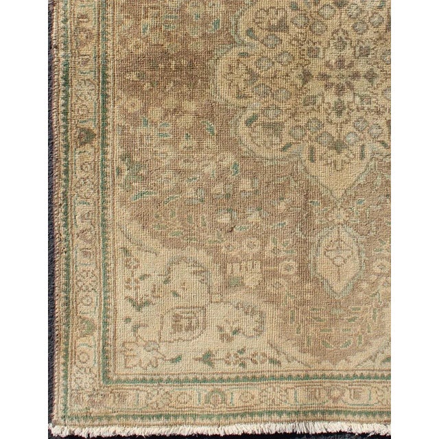 This spectacular Semi Vintage Tabriz bears a magnificent splendor indicative of royal tastes, which sought perfection in...