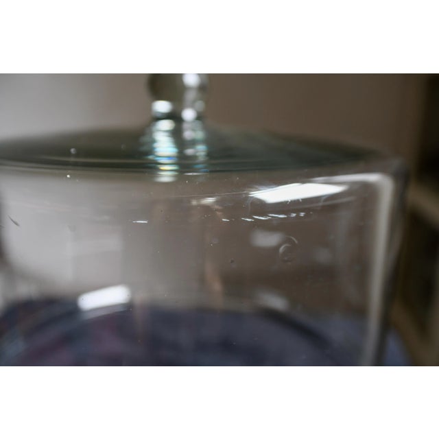 Early 20th Century French Patisserie Cake Stand Cheese Cover Bell For Sale - Image 10 of 13