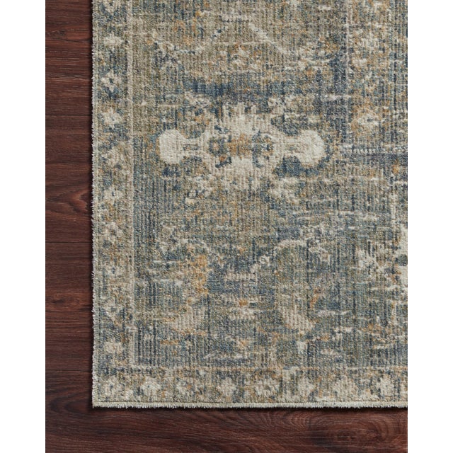 Loloi Rugs Chris Loves Julia x Loloi Rosemarie Sand / Lagoon 10'-0" x 14'-0" Area Rug For Sale - Image 4 of 6