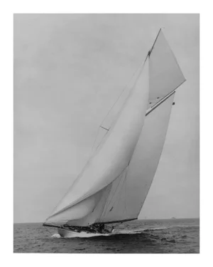 Vintage Sailboat on the Sea Photograph