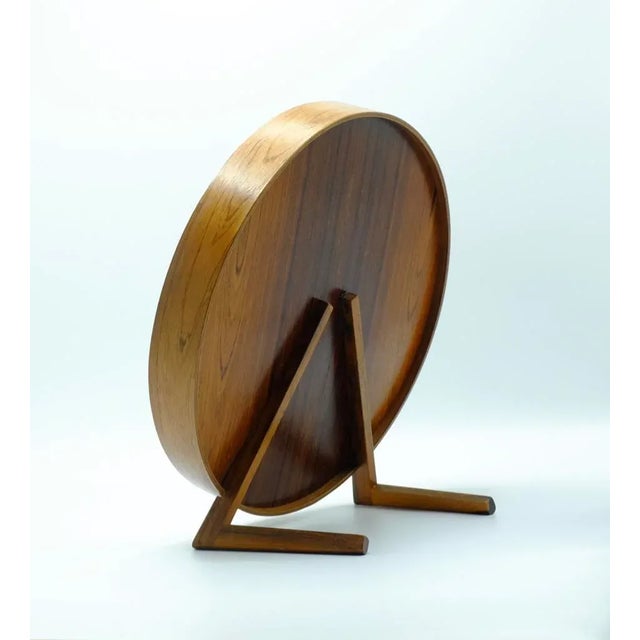 Mid-Century Modern 1950's Rosewood Mirror by Nils Troed For Sale - Image 3 of 7