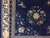 Textile 19th Century Chinese Blue and White Woolen Rug, 1870s For Sale - Image 7 of 18