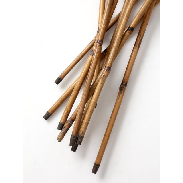 Wood Antique Bamboo Walking Canes Collection For Sale - Image 7 of 14