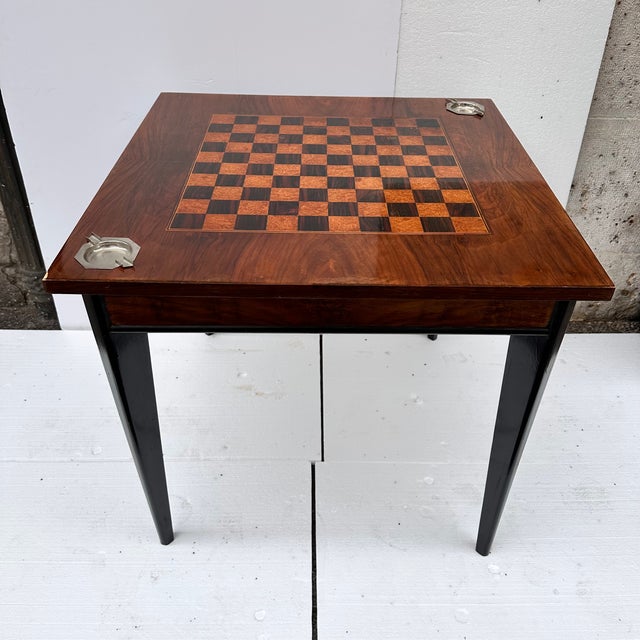 Wood Louis XVI Gaming Table in Wood, France, 1930s For Sale - Image 7 of 18