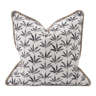 24 x 24 Pillow Hemp Charcoal - Down Insert For Sale