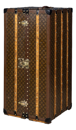 Wardrobe Trunk in Monogram Canvas from Louis Vuitton, France, 1950s