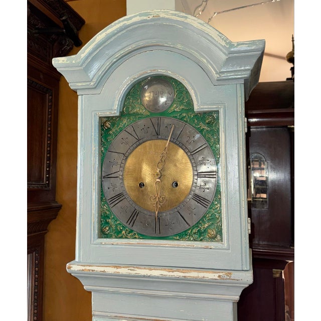 18th Century Gustavian Swedish Mora Grandfather Clock For Sale - Image 9 of 10
