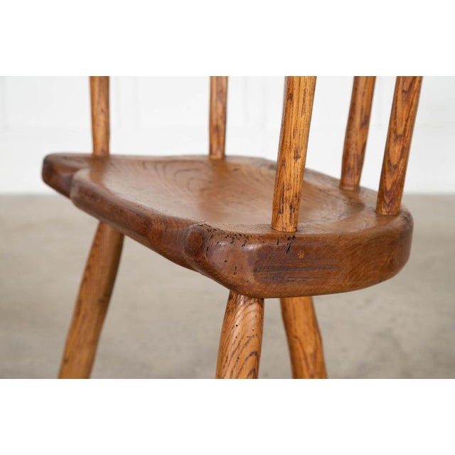 Welsh Ash and Elm Vernacular Hedge Chair, 1800 For Sale - Image 3 of 14
