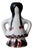 Anthropomorphic Glazed Ceramic Totem, 1950s For Sale