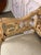 Wood Antique Venetian Rococo Pierced Bench Settee- Hand Carved Bleached Walnut For Sale - Image 7 of 17