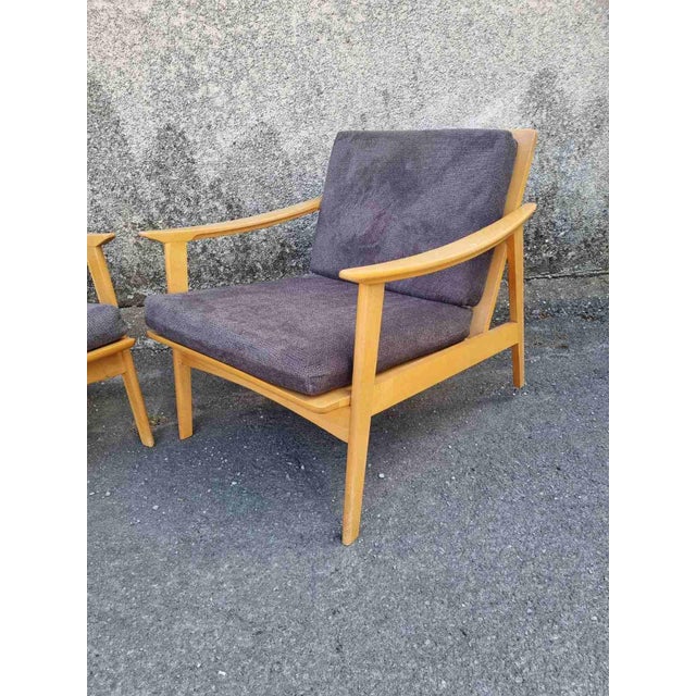 Scandinavian Modern Lounge Armchairs, Sweden, 1960s, Set of 2 For Sale - Image 13 of 16