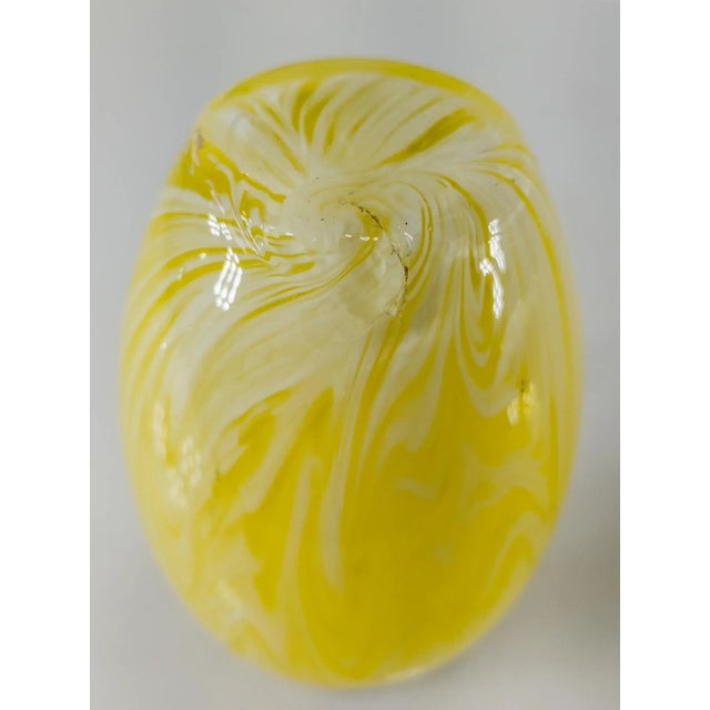 Glass Art Nouveau Enameled Glass Moser-Style Vase For Sale - Image 7 of 11