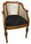 Antique Satinwood Gilt Bergère Tub Chair, 1800s For Sale - Image 5 of 7