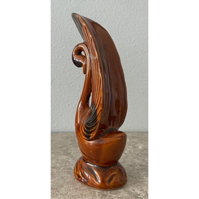 1960s Mid Century Modern Porcelain Swan Figurine For Sale - Image 5 of 10