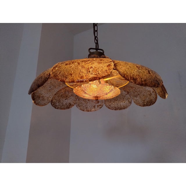 Murano Glass Flower Pendant from Hillebrand Lighting, Germany, 1960s For Sale - Image 13 of 18