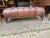 English Vintage Chesterfield Syle Tufted Leather Ottoman Footstool For Sale - Image 3 of 16