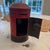 Vintage Burnett Ltd. Red Tinplate Post Box Money Bank For Sale - Image 4 of 6