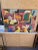 1950s Vintage Mid Century Modern Abstract Painting Colors For Sale - Image 5 of 7