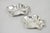 Vintage Canterbury Silver Plated Miniature Leaf Shaped Trinkets Dish Set of 2 For Sale - Image 4 of 10
