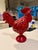 Signed Todd Hewell Folk Pottery Rooster Sculpture For Sale - Image 4 of 5