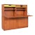 Mid-Century Modern Two-Piece Teak Secretary Cabinet / Desk by Borge Mogensen For Sale