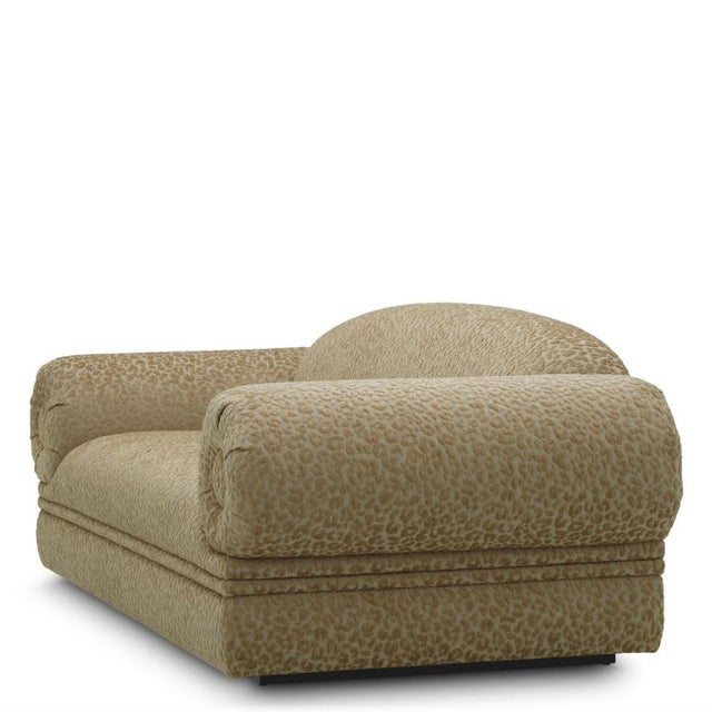 Sofa in Beige Jacquard Fabric with Leopard Pattern from Auden For Sale - Image 6 of 12