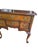 Vintage Hekman Queen Anne Walnut Burl Lowboy Dresser Chest Console Entry Table For Sale In Philadelphia - Image 6 of 17