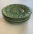 Green Late 20th Century Set of 6 Green Bordallo Pinheiro Majolica Salad or Dessert Plates From Portugal For Sale - Image 8 of 10