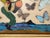 Vintage African Folk Art Iridescent Morpho Butterfly Wing Mosaic Made in Brazil For Sale - Image 13 of 15