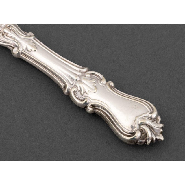 Georgian Silver Plate Dessert Flatware Set for Six, 12 Pieces For Sale - Image 4 of 8