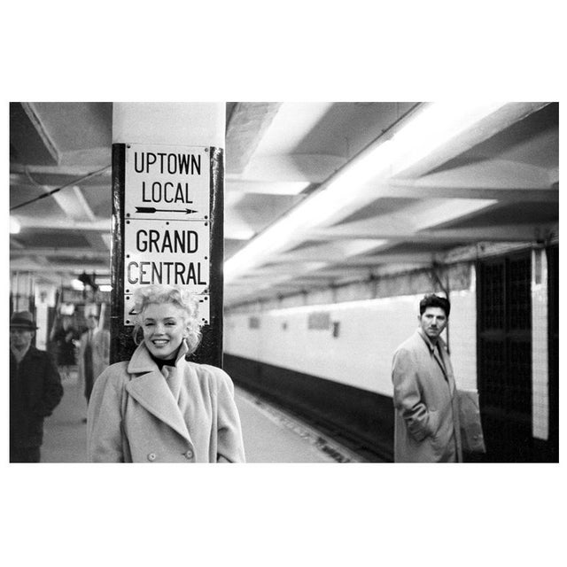 'Marilyn in Grand Central Station' Unframed Archival Pigment Print For Sale