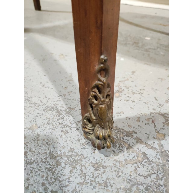 Early 20th Century French Louis XV Style Marquetry Convertible Game Table With Chess & Backgammon For Sale - Image 17 of 17
