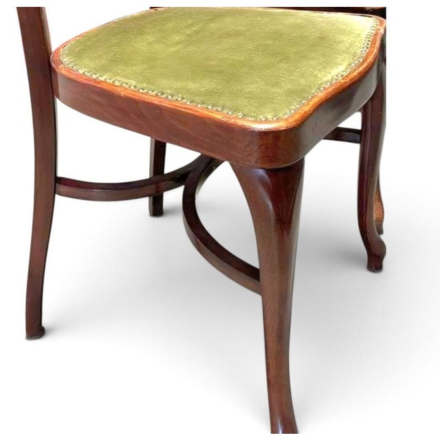 Classic Dining Chairs with Velvet Upholstery from Thonet, 1960s, Set of 6 For Sale - Image 9 of 13