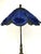 Metal Brass Floor Lamp with Glass Shade, 1950s For Sale - Image 7 of 15
