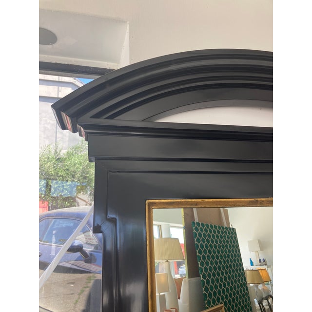 Modern Arched Pediment Mirror by John Hutton For Sale - Image 3 of 12