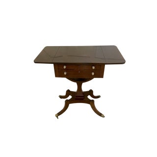 Antique Regency Freestanding Mahogany Side Table, 1835 For Sale
