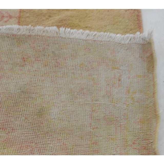 19th Century Turkish Oushak Rug For Sale - Image 9 of 10