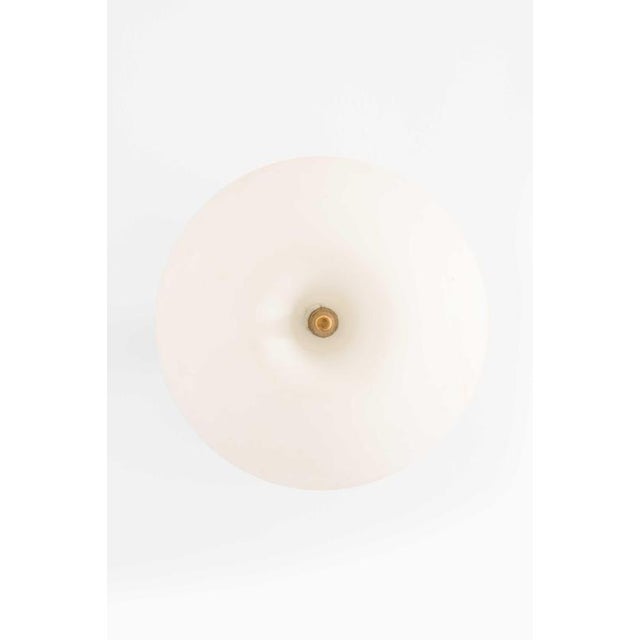 1950s Model 71 Ceiling Lamp in Brass and Opaline Glass attributed to Lisa Johansson-Pape, 1950s For Sale - Image 5 of 11