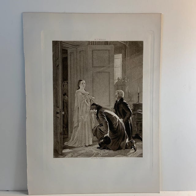 Late 19th Century 19th Century Engraving of Queen Victoria For Sale - Image 5 of 5