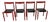 Vintage Dining Chairs from Bukosa, Vranov Nad Toplou, 1965, Set of 4 For Sale