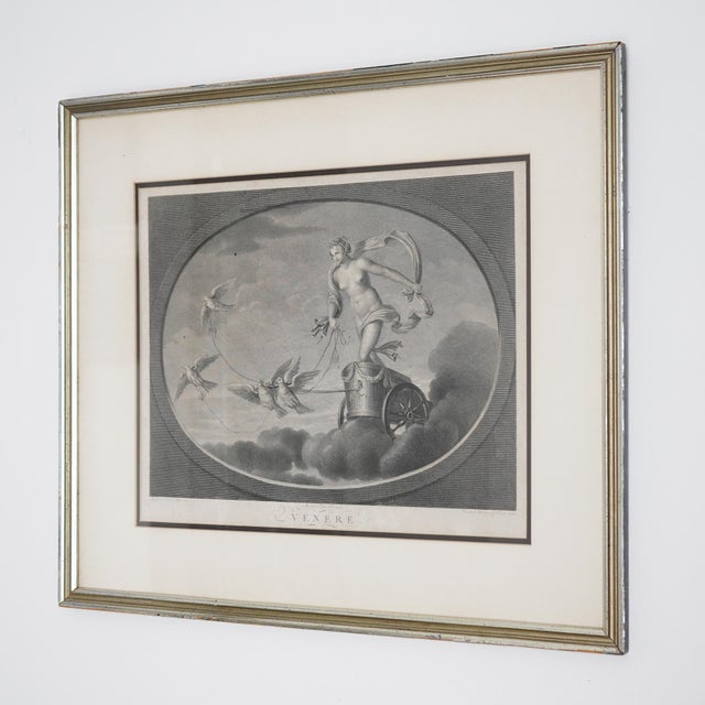 Early 19th Century Late 18th–Early 19th Century Neoclassical “Venere” Venus Engraving After Raphael – Tofanelli & Bertigneni For Sale - Image 5 of 14
