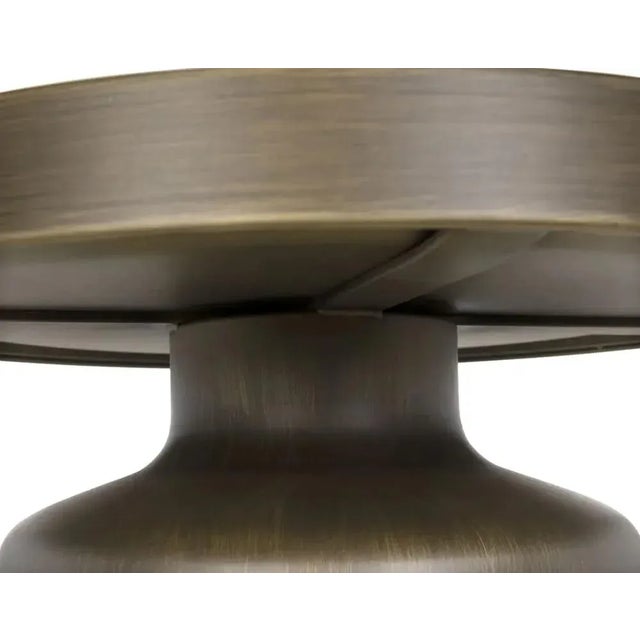 2020s NOIR Lee Side Table, Aged Brass For Sale - Image 5 of 5