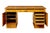 Wood Art Deco Scandinavian Pedestal Desk in Birch, 1930 For Sale - Image 7 of 13