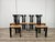 An extraordinary set of six Pierre Cardin chairs from the 1970s, an expression of refined design and a powerful...
